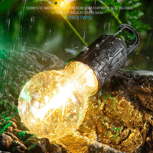 Lampe de Camping Solaire étanche et Rechargeable 3 modes d’éclairage T01-B – مصباح محمول بالطاقة الشمسية