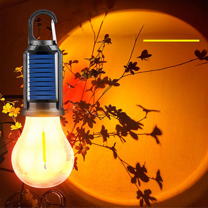 Lampe de Camping Solaire étanche et Rechargeable 3 modes d’éclairage T01-B – مصباح محمول بالطاقة الشمسية