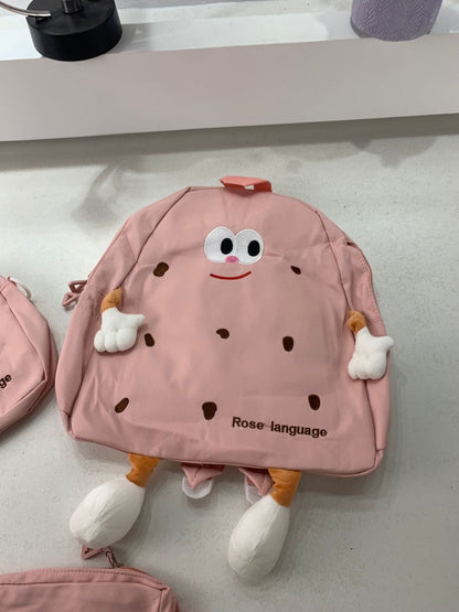 Ensemble de sacs d’école Kawai pour adolescents 3Pcs Language  – محفظة 3 قطع كاواي