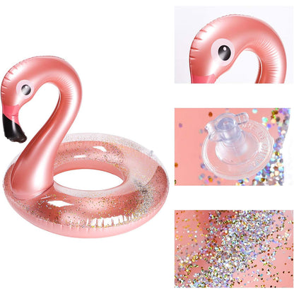 Bouée Gonflables en forme de Flamingo Rose -عوامة قابلة للنفخ فلامينجو