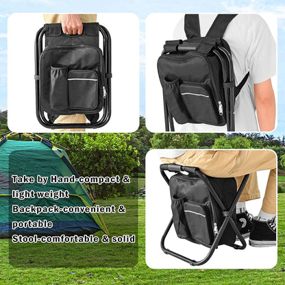 Sac à Dos Isotherme et Chaise Multifonction pour Camping 3en1 – كرسي وحقيبة تخييم