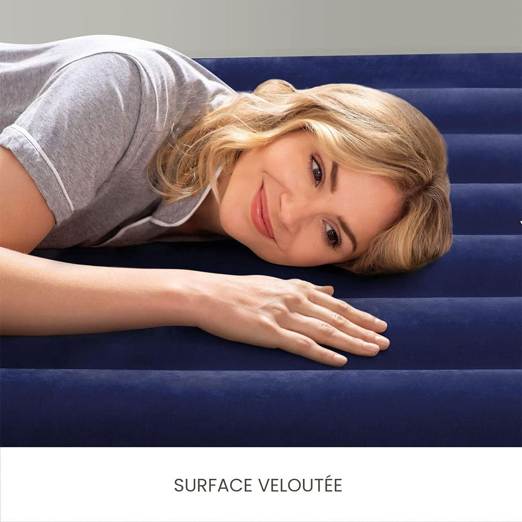 Dura-Beam Matelas Gonflable Technologie Fiber-Tech Intex 64765 – فرشة هوائية حجم كبير لشخصين