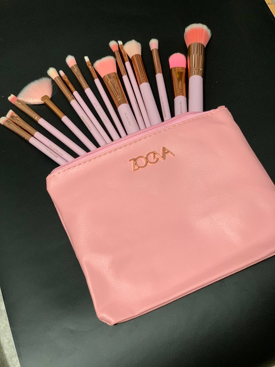 Pack Spécial Organisateur de maquillage + Trousse de 15 Pinceaux zoeva professionnels