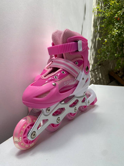 les rouleurs Alignées Confortables pour Enfants avec des roues RGB - pointure DE 32- 38